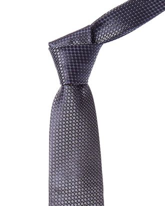 Canali Navy Silk Tie