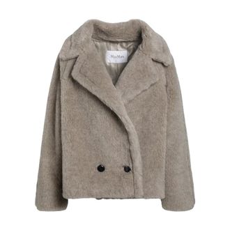 Max Mara Faux Fur & Shearling Jackets, female, Beige, Size: S Teddy Coat