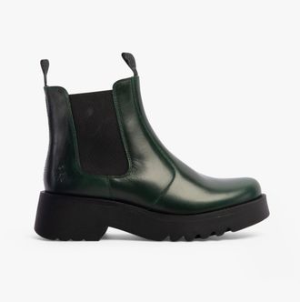 FLY London MEDI789FLY Dameslaarzen Petrol