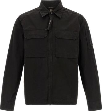 C.P. Company Hombre, Camisas, Negro, Talla: M