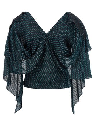 Kiko Kostadinov Plexus Blouse - Teal