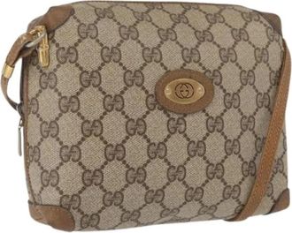 Gucci Pre-owned Vintage Crossbody Tas - Dames - Vintage Schoudertas - Beige - ONE Size - Vintage