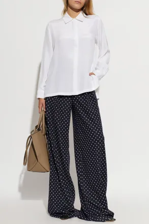 Max Mara Silk Shirt Geranio, Womens, White