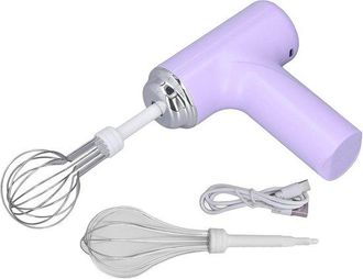 OEM Batidora El&eacute;ctrica De Mano - Batidora De Cocina - Mezcla Ingredientes R&aacute;pidamente - 3 Velocidades Ajustables - Compacta Y Ligera - Morada