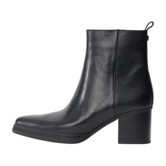 Michael Kors Lex Leren Laars - Dames - Schoenen - Zwart - Maat: 36 1/2 EU Leer