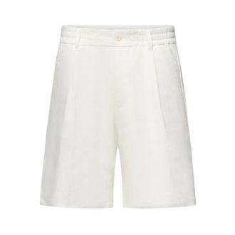 Drykorn Offwhite Linnen Shorts 1930-126014 - Dames - Korte Broeken - Wit - W31 - Linnen - Korte Broeken