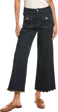 CeCe by Cynthia Steffe Scallop Hem Jean