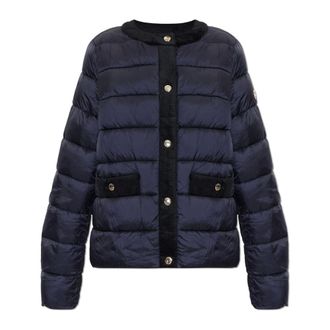 Michael Kors Compacte gewatteerde nylon pufferjack - Dames - Jassen - Blauw - Maat: S Nylon
