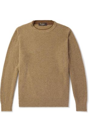 Loro Piana City Birdseye Baby Cashmere Sweater