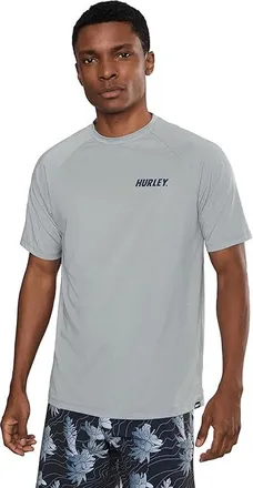 Hurley H2o Dri Outback Short Sleeve Top Mens T Shirt Light Asteroid : 2XL, Polyester/Spandex