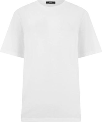 Herno Jersey Cr&ecirc;pe T-Shirt - Heren - T-shirts - Wit - 2XL - Katoen - Tops
