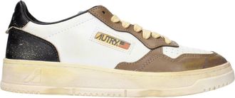 Autry Sneakers Uomo Pelle Bianco/Marrone Maltese