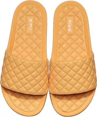 Athletic Propulsion Labs Womens Lusso Slide Sandal In Marigold