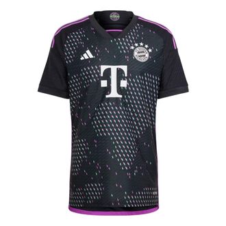 adidas Fc Bayern 23/24 Away Authentic Jersey Black Purple HR6947