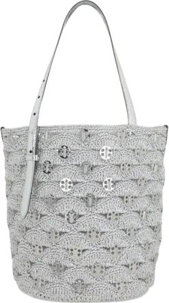 Paco Rabanne Borsa Tote in Lurex - - Bags - Donna - Grigio - ONE SIZE