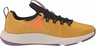 Under Armour Mens Hovr Rise 4 Shoes In Gilded Yellow/orange Blast/black