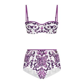 Dolce & Gabbana Bikinis, female, Multicolor, Size: XS Padded Balc.+Girdle