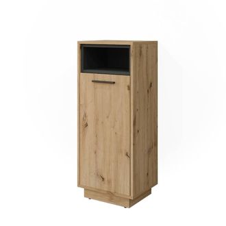 Vicco Armario Mediano Beatrice, Roble Artesanal, 38 X 93 Cm, Vicco