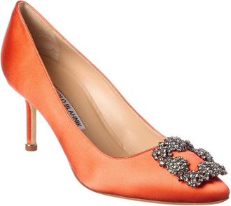 Manolo Blahnik Hangisi 70 Satin Pump