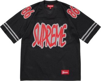SUPREME FW26 Reflective Football Jersey Black SUP-FW26-017-BLK