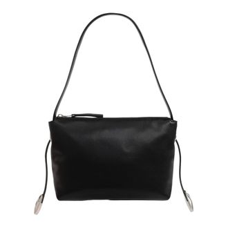 Diesel D-Rop Schoudertas - Dames - Tassen - Zwart - Maat: ONE Size Leer