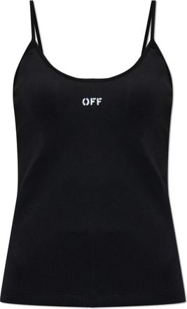 Off-white Strappy Top - Dames - Tops zonder mouwen - Zwart - S - Tops