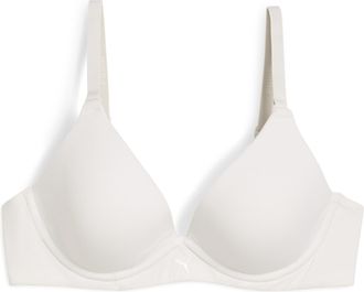 Puma Reggiseno imbottito PUMA da donna, Abbigliamento, Bianco, 70B