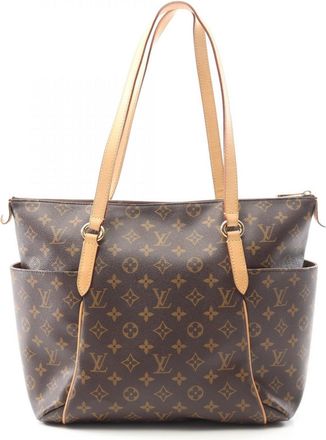 Louis Vuitton Brown Monogram Coated Canvas Tote Bag (Pre-Owned)
