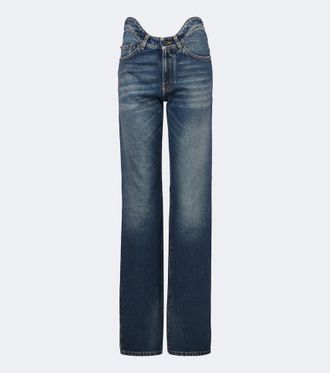 Jean Paul Gaultier Faded straight jeans