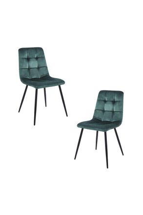 Regalos Miguel Regalos Miguel - Packs Sillas Comedor - Pack 2 Sillas Stuhl Terciopelo - Verde