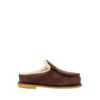 J.W.Anderson Donkerbruine Muiltjes - Dames - Slip ons - Bruin - 39 EU - Leer - Schoenen