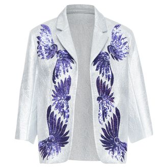 Dries Van Noten 2016 Sequin Wing Blazer