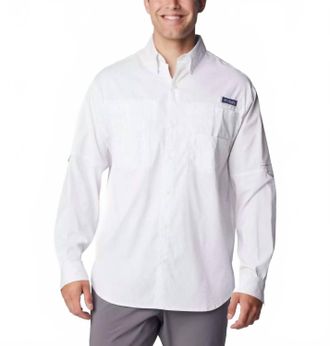 Columbia Super Tamiami Long Sleeve Shirt In Sorbet/ Multi Gingh
