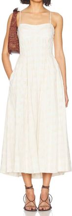 SIMKHAI Kittiya Midi Dress In Sand