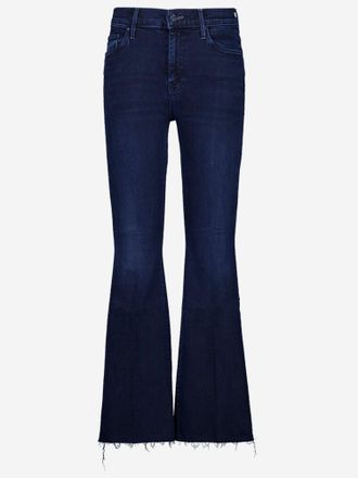 Mother Lil Weekender Fray Stretch-Baumwoll-Denim-Jeans