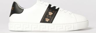 Versace Sneakers Greca Versace in pelle con mini borchie