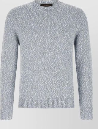 Zanone two-tone knit jumper