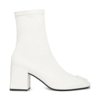 Courr&egrave;ges Heeled Boots, female, White, Size: 9 US Heeled Boots