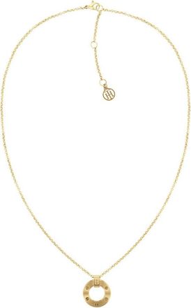 Tommy Hilfiger Womens 2780605 Ladies Hardware Necklace - Gold - One Size