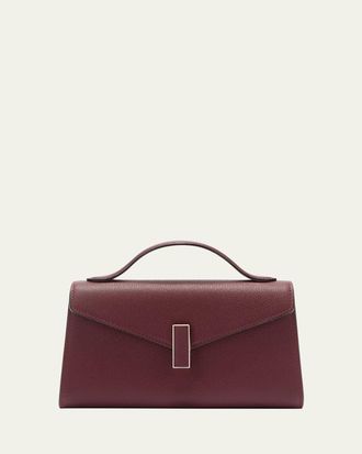 Valextra Iside Millepunte Leather Clutch Bag
