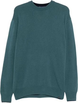 Paul & Shark Shark Tag Wool Cashmere Crewneck