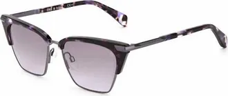 Rag & Bone Womens Rnb1053/s Sunglasses In Violet Havana