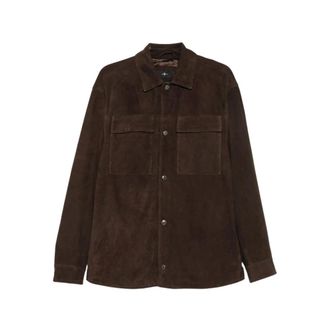 7 For All Mankind Hombre, Chaquetas, Marr&oacute;n, Talla: M