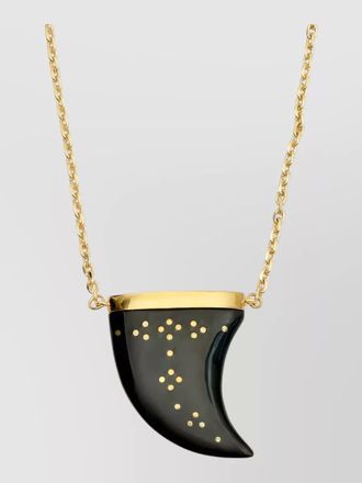 Isabel Marant chain necklace featuring round pendant design