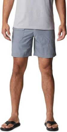 Columbia Mens Columbia Washed Out Shorts Ash Gray 100% Cotton Cargo Pockets JZZ514