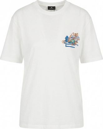 Etro T-Shirt With Embroidered Logo