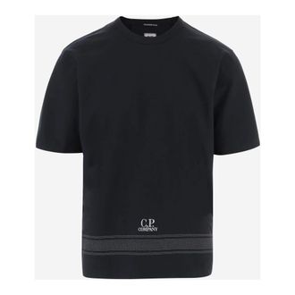 C.P. Company C.p. Company, Heren, Tops, Zwart, Maat: XL Katoen