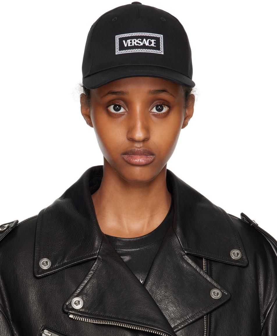 Black versace cap clearance