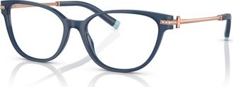 Tiffany & Co. 52mm Cat Eye optical glasses in Blue at Nordstrom
