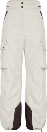Brunello Cucinelli Mountain Cargo trousers in Light Grey at Nordstrom, Size 40 It